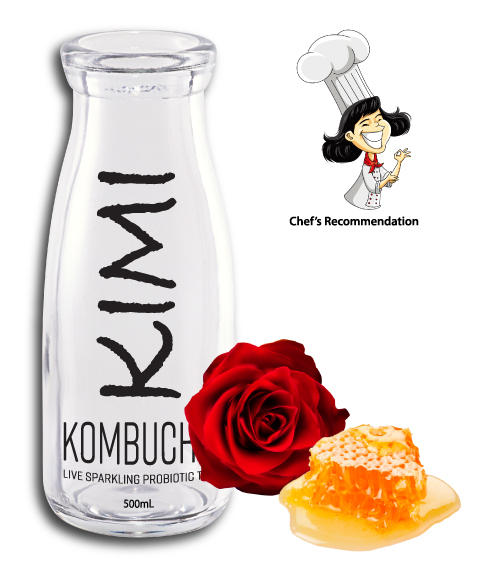 Kimikombucha honey rose